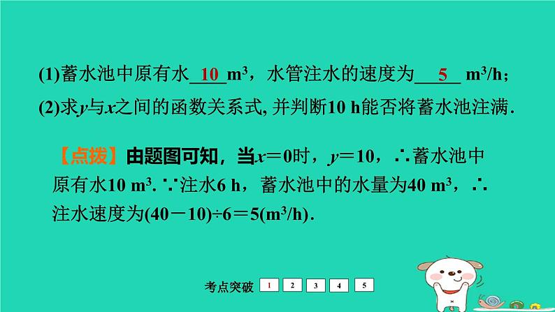 福建省2024中考数学1教材梳理篇第3章函数一次函数的应用课堂讲本课件第4页