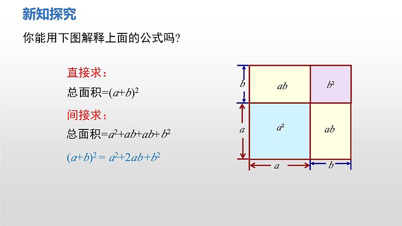 1.3 第3课时 完全平方公式的认识及应用课件 2024-2025学年北师大版数学七年级下册第6页