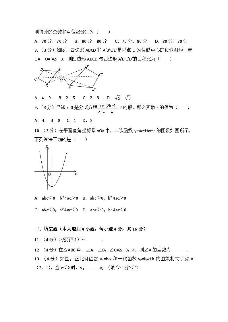 2024年四川省成都市中考数学模拟试卷第2页