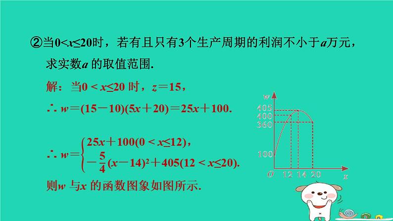 湖北省2024中考数学时二次函数的应用课件第6页