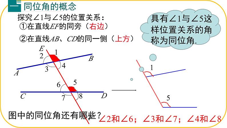 北师大版七年级下册数学第二章2.2探索平行的条件课件第8页