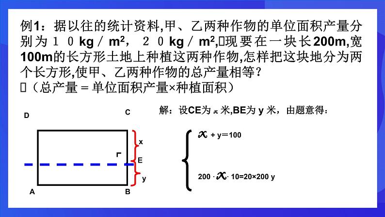 人教版 (五四制)数学七下15.3 二元一次方程组与实际问题 课件第7页