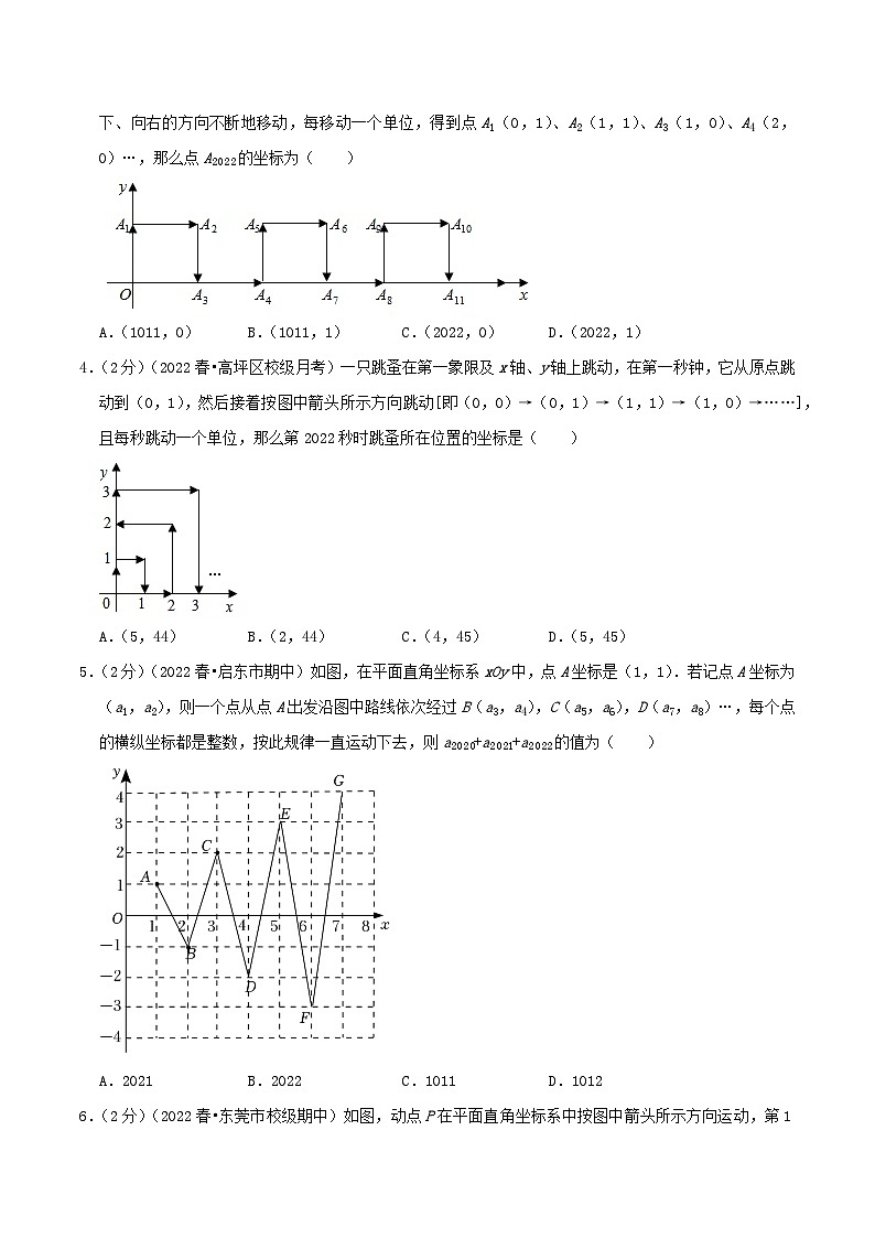 （人教版）数学七年级下册期末培优训练专题04 规律型：点的坐标（原卷版）第2页
