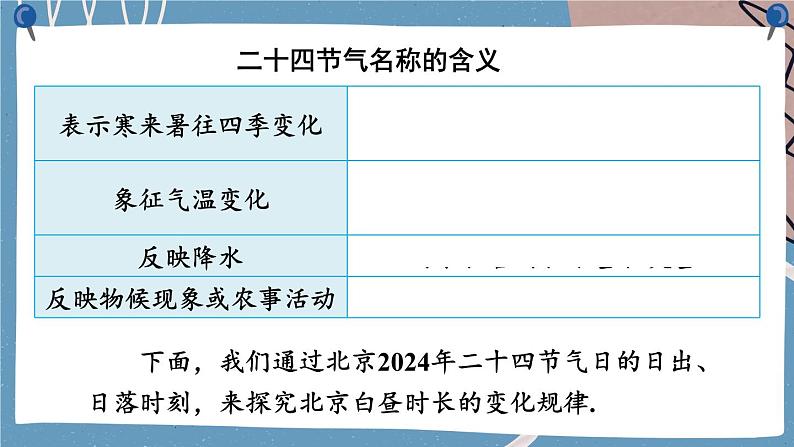 综合与实践 白昼时长规律的探究第8页