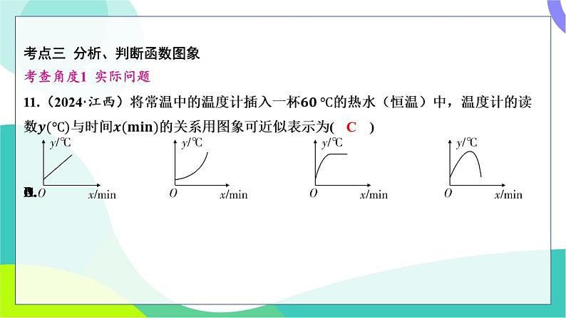 人教版数学中考第一轮复习 基础考点分类专练 10-第八讲 平面直角坐标系与函数的认识 PPT课件第7页