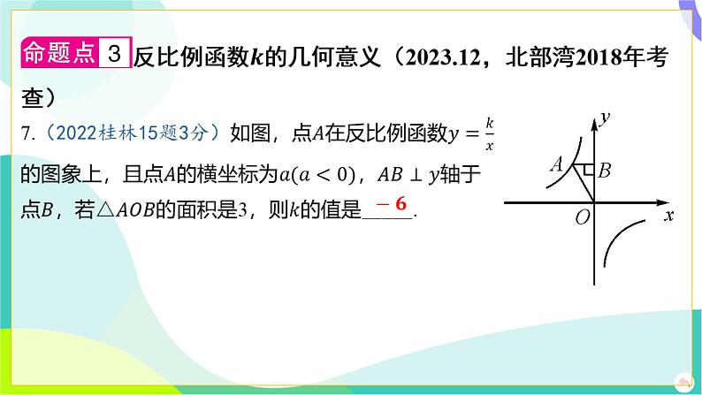 人教版数学中考第一轮复习 03-第三章 函数 04-第四节 反比例函数及其应用 PPT课件第7页