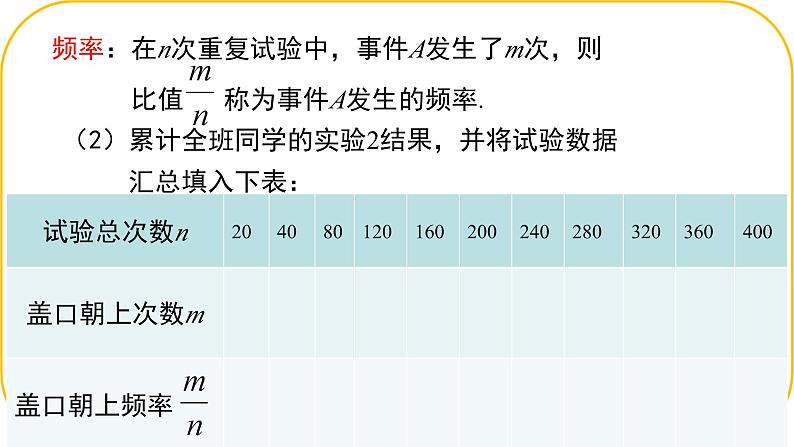 北师大版七年级下册数学第三章概率的初步2频率的稳定性课件第6页