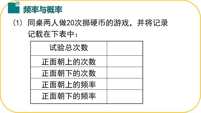 北师大版七年级下册第三章概率的初步2频率的稳定性课件第4页