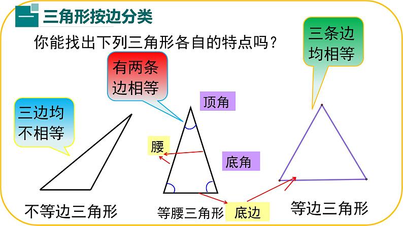 北师大版七年级下册数学第四章三角形4.1.2认识三角形课件第4页