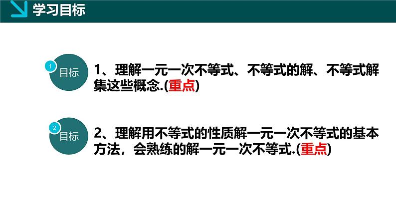 3.3一元一次不等式的解法（1）（同步课件）-2024-2025学年七年级数学下册（湘教版2024）第3页