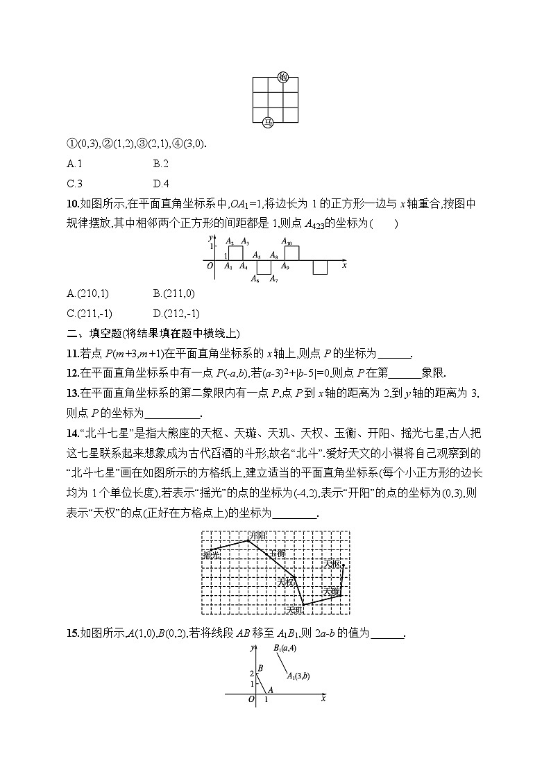 第9章 平面直角坐标系 综合测试（试卷）2024—2025学年人教版（2024）数学七年级下册第3页