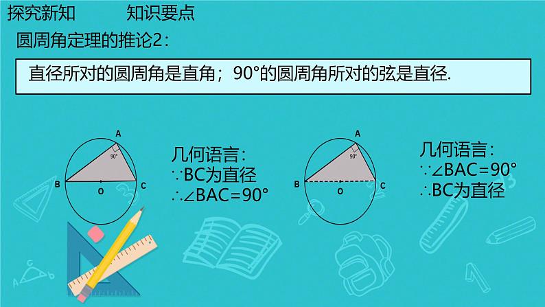 3.4.2圆周角和圆心角的关系（第二课时） 课件北师大版九年级数学下册第8页