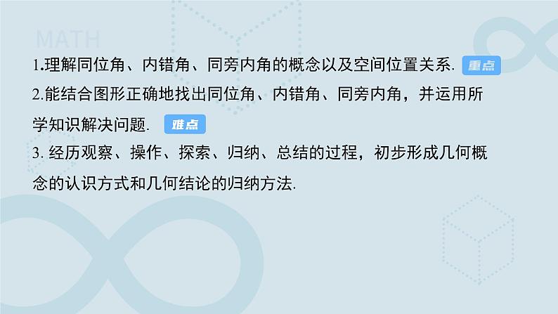 《7.1.3两条直线被第三条直线所截》课件 数学人教版（2024）七年级下册第2页