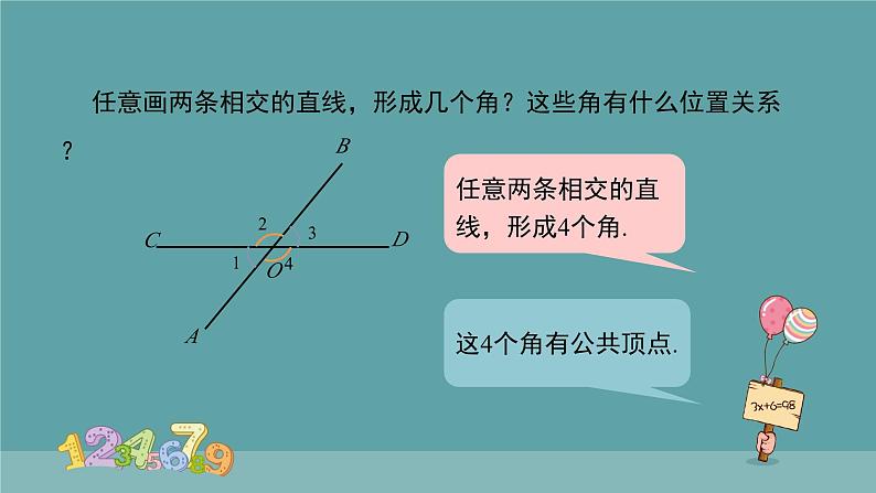 7.1.1 两条直线相交 课件 数学人教版（2024）七年级下册第5页