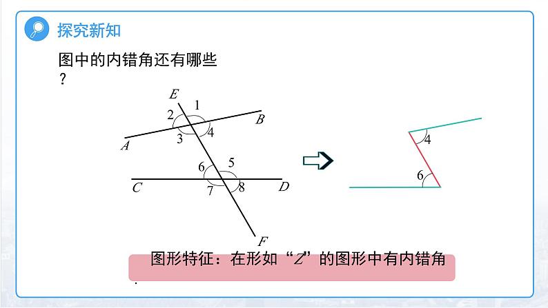 7.1.3两条直线被第三条直线所截 课件 数学人教版（2024）七年级下册第8页