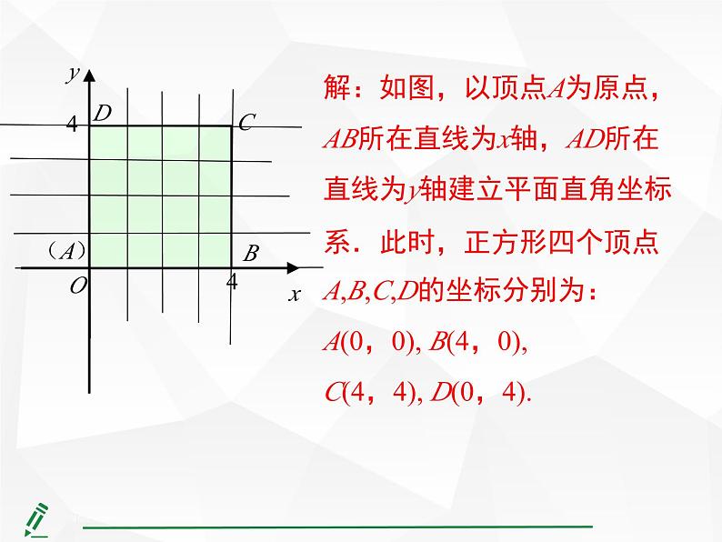 2024-2025人教版初中七下数学湖北专版9.1.2用坐标描述简单几何图形【课件】第8页