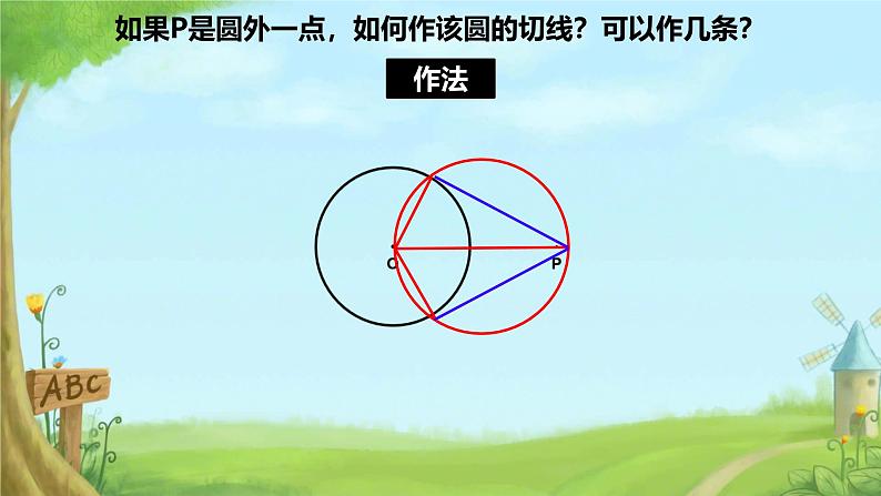 3.7 切线长定理 课件北师大版九年级数学下册第5页