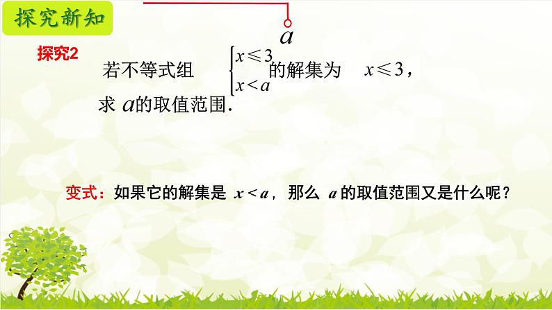 11.3一元一次不等式（组）的含参问题课件人教版七年级数学下册第7页