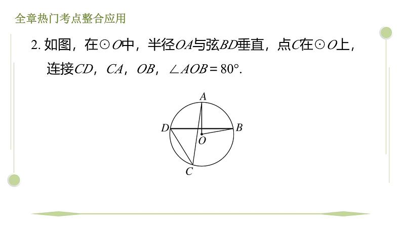 第三章 圆期末提分练案课件 2024-2025学年北师大版数学九年级下册第4页