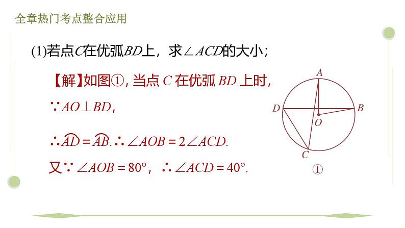 第三章 圆期末提分练案课件 2024-2025学年北师大版数学九年级下册第5页