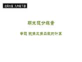 期末提分练案-专题 锐角三角函数的计算课件 2024-2025学年北师大版数学九年级下册