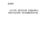 5.1 从实际问题到方程 华东师大版数学七年级下册课件