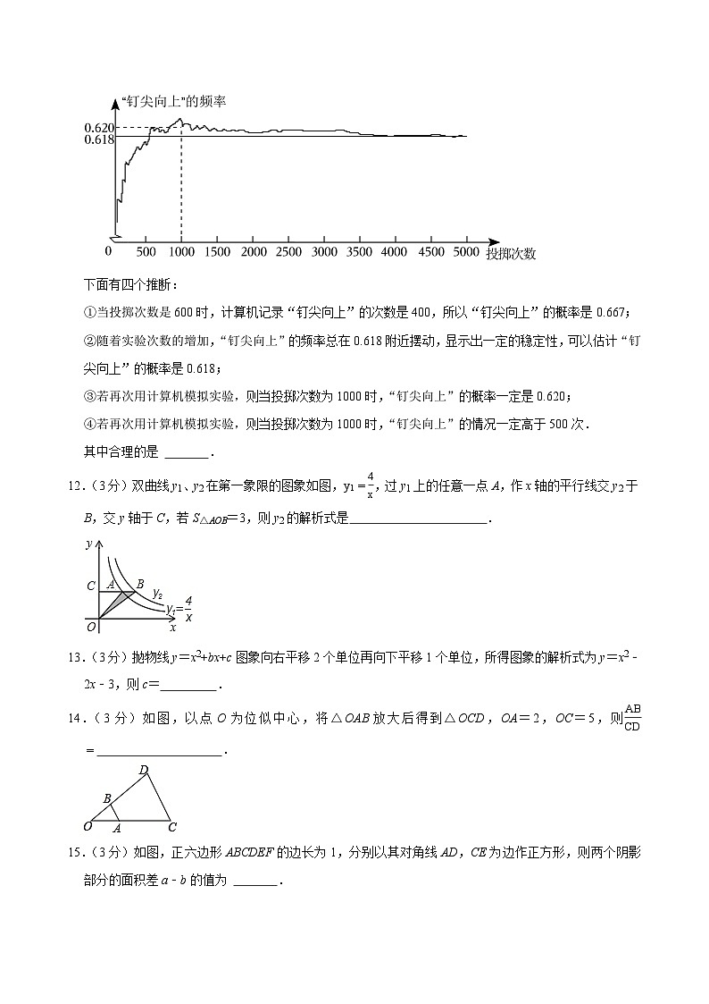 湖南省长沙市2024-2025学年九年级下学期开学模拟考 数学练习卷（含解析）第3页