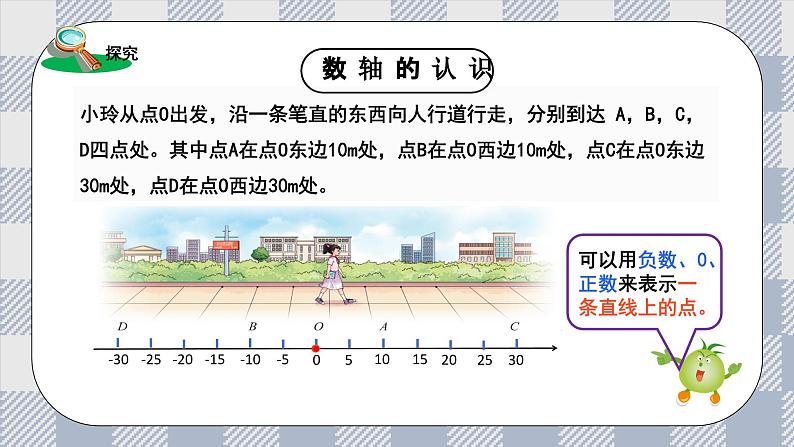 新湘教版初中数学七年上册1.2.1《数轴》课件第5页