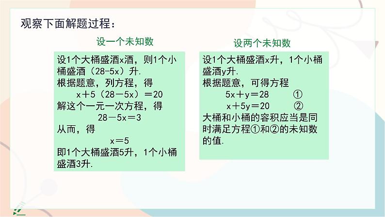 6.1 二元一次方程组第8页