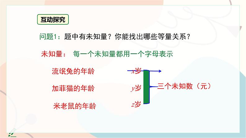 6.4 三元一次方程组第8页