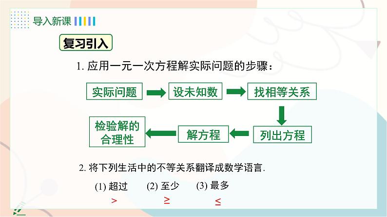 11.4 一元一次不等式的应用第5页