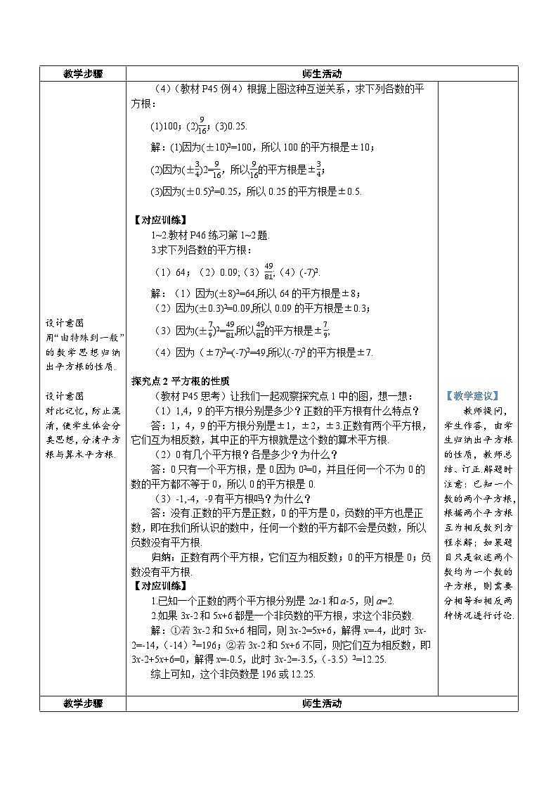 第3课时 平方根第2页