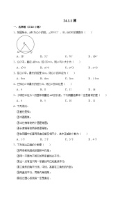 人教版九上数学第二十四章第一节圆  专题训练