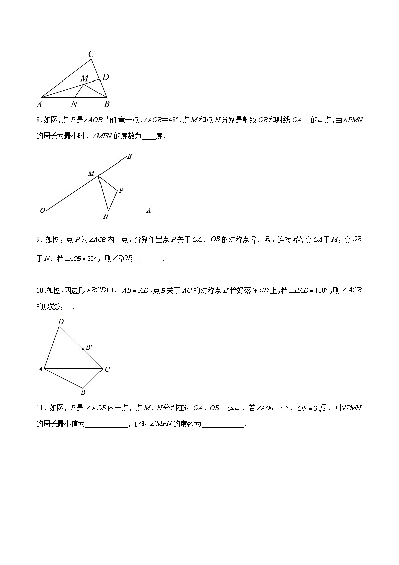 中考数学难点突破与经典模型精讲练(全国通用)专题31轴对称综合题中的角度问题(原卷版+解析)第3页