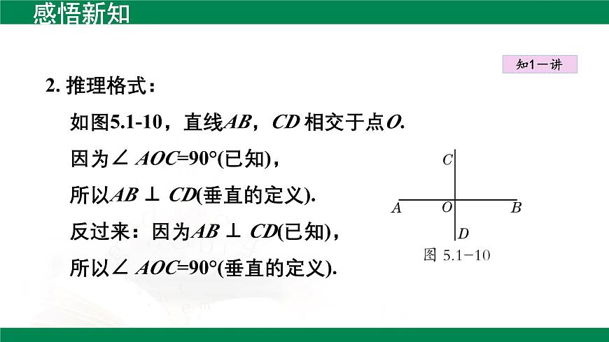 7.1.2两条直线垂直 课件  2024-2025学年人教版数学七年级下册第4页