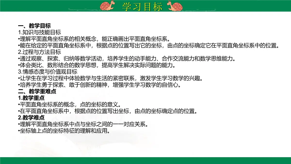 9.1.1 平面直角坐标系的概念 教学同步课件 2024--2025学年人教版七年级数学下册第2页