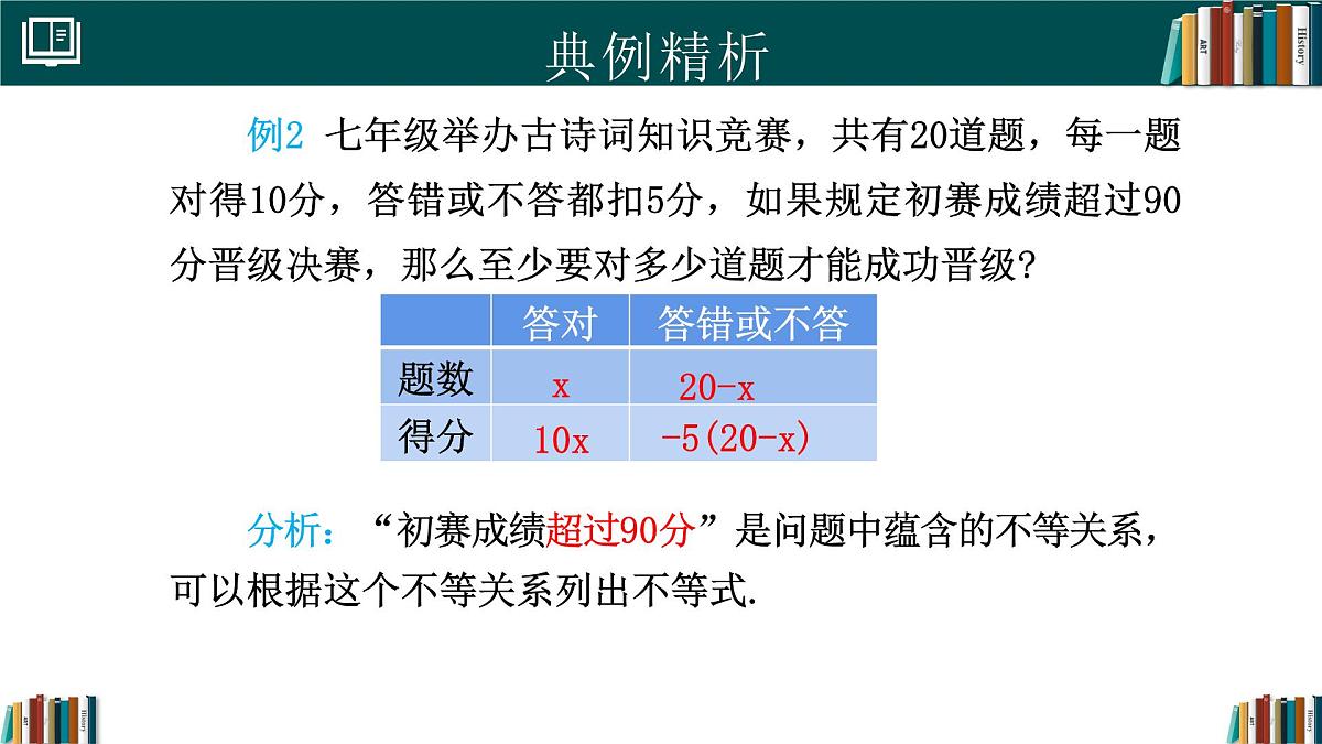 人教版初中数学七年级下册  11.2一元一次不等式(第2课时)（同步课件）第4页