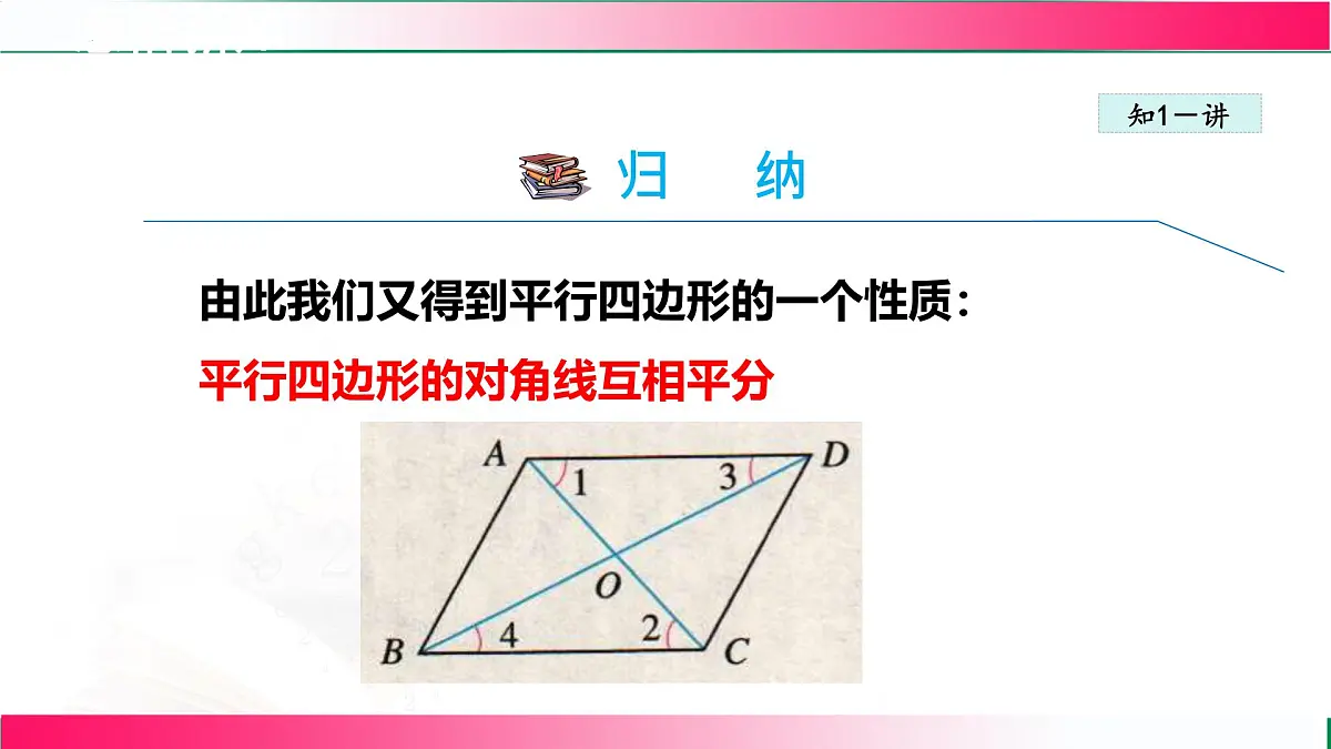 22.1.2平行四边形及其边角性质课件2024-2025学年冀教版八年级数学下册第6页