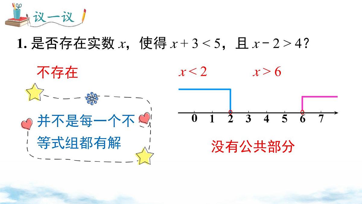 北师版初中八下数学2.6 第2课时  一元一次不等式组的解法（2）及应用【课件】第7页