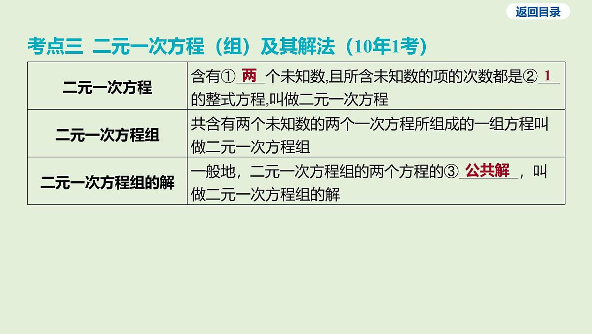 一次方程（组）及其应用课件 2025年中考数学一轮专题复习第7页