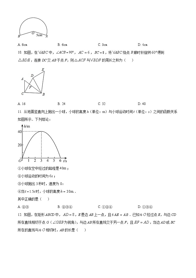 九年级上学期期末数学试题 (96)第3页