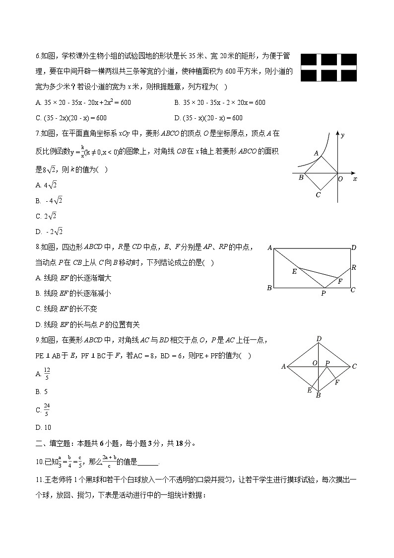 山东省青岛市育才中学2024-2025学年九年级下学期开学考试 数学试题（含解析）第2页