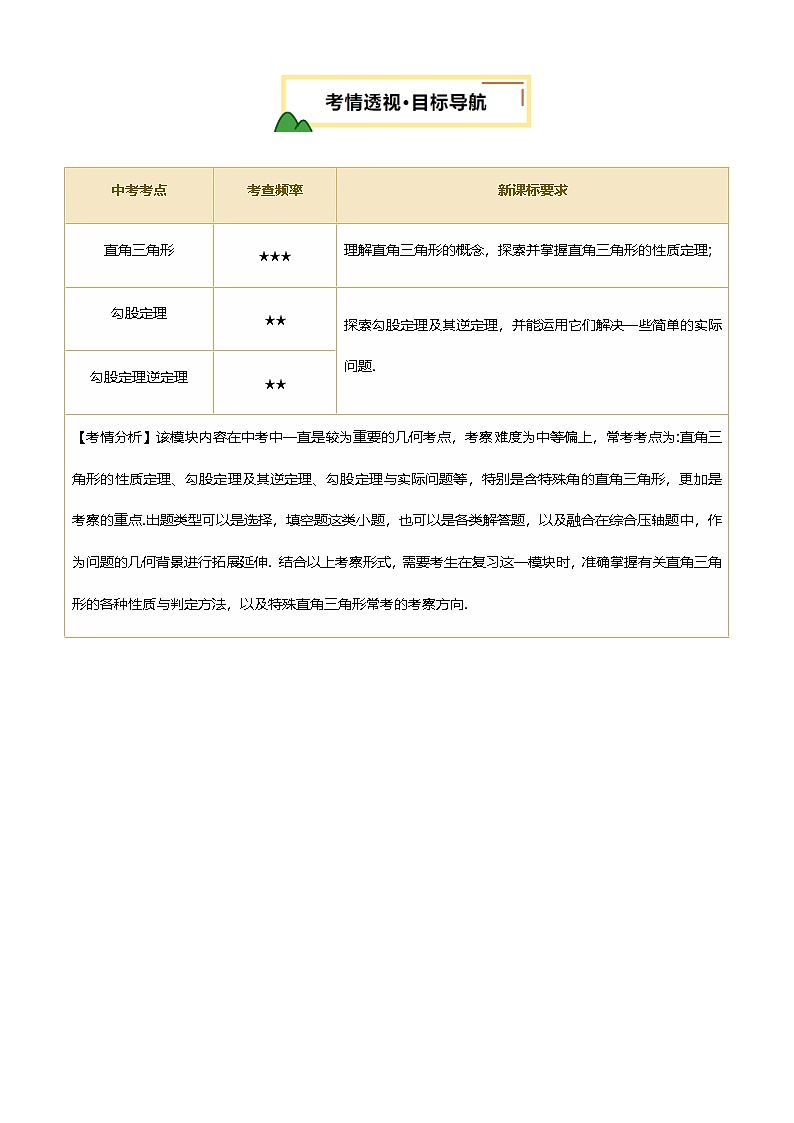 中考数学——直角三角形(含5种解题技巧))(含答案)练习第3页