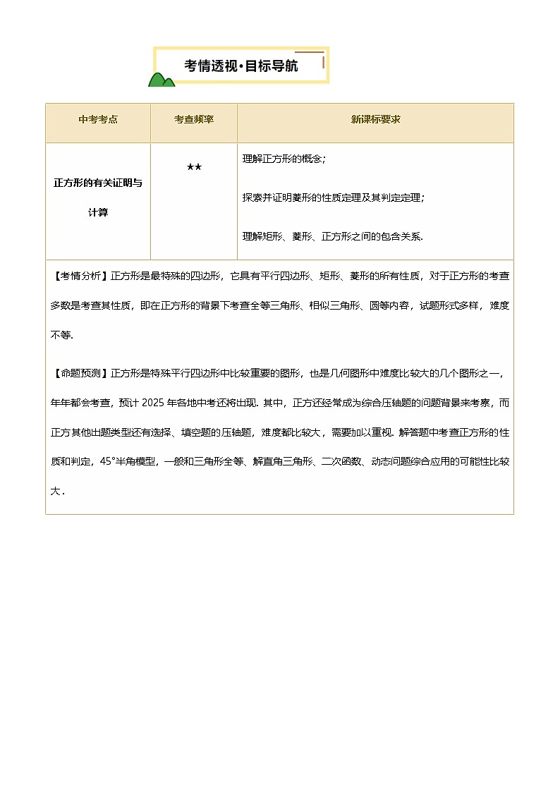 中考数学——正方形的性质与判定(含3种解题技巧))(含答案)练习第2页
