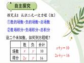 人教版2024七年級數(shù)學下冊 第10章 10.1 二元一次方程組  PPT課件+教案