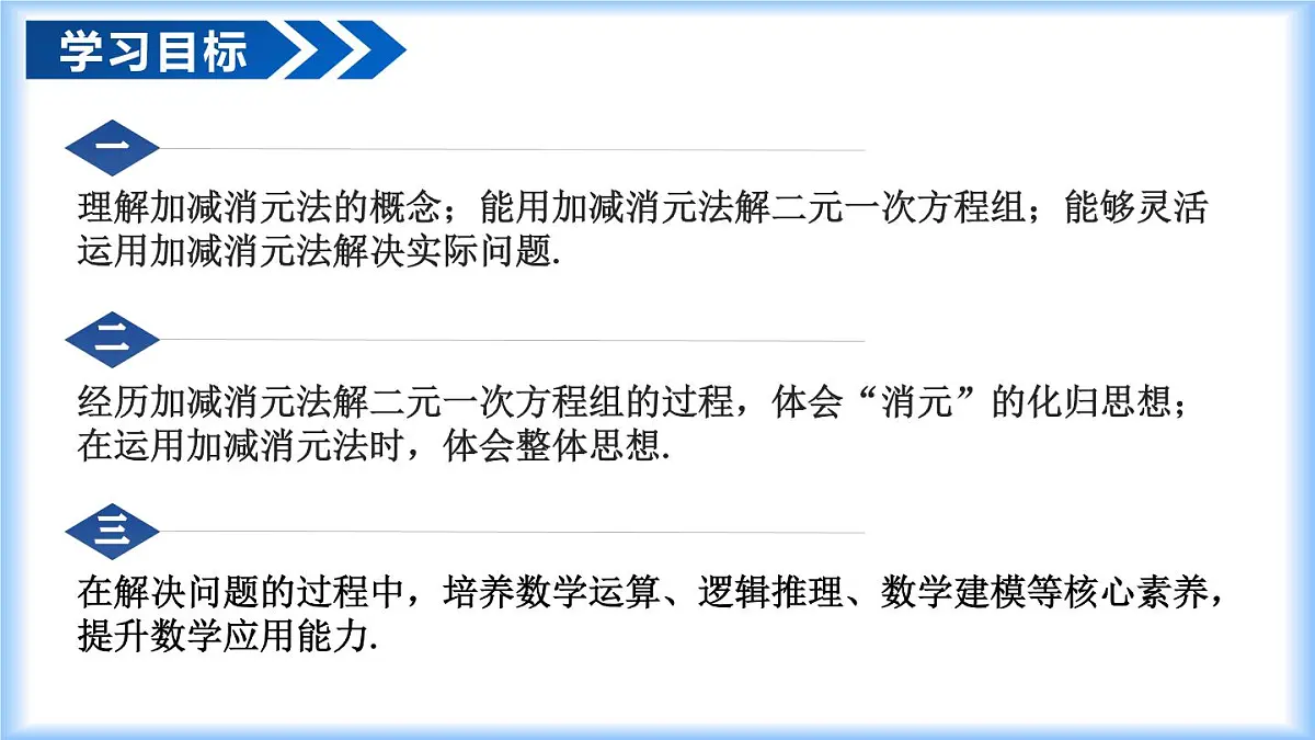 10.2.2 加减消元法（教学课件）七年级数学下册（人教版2024）第2页