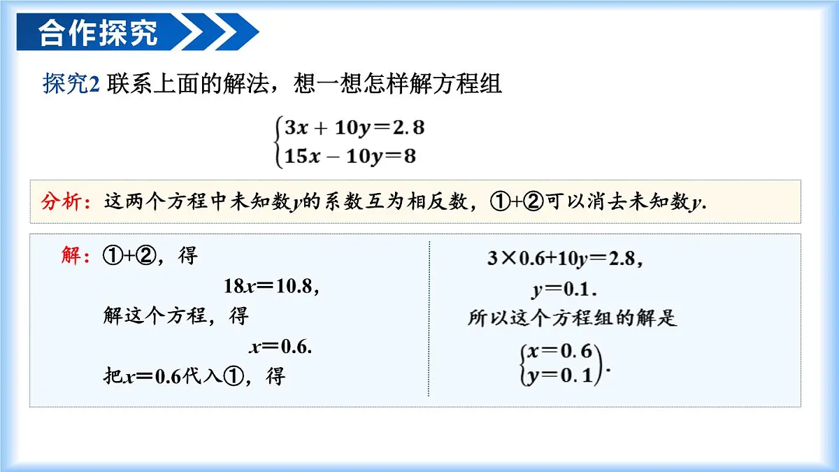 10.2.2 加减消元法（教学课件）七年级数学下册（人教版2024）第6页