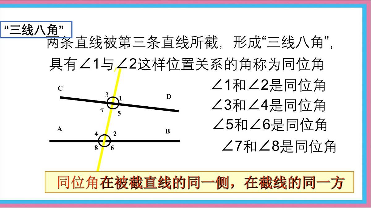 2.2.1探索直线平行的条件课件-北师大版（2024）数学七年级下册第6页
