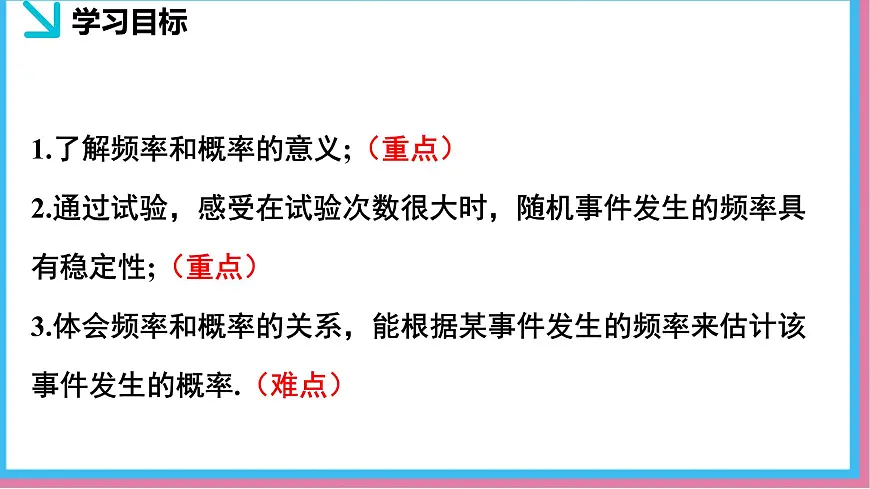 3.2频率的稳定性（同步课件）-北师大版（2024）数学七年级下册第2页