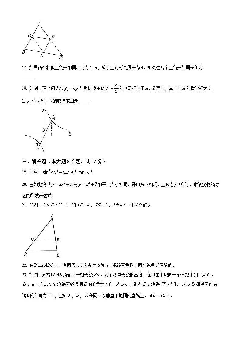 广西梧州市苍梧县2024—2025学年上学期九年级期末数学试卷（原卷版+解析版）第3页